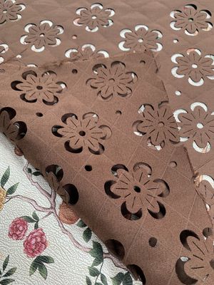 3D Pattern Burnt Flowers Contemporary Textile Art 100 Polyester Fiberfill Art Fabric