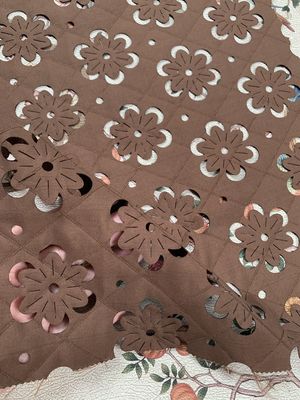 3D Pattern Burnt Flowers Contemporary Textile Art 100 Polyester Fiberfill Art Fabric