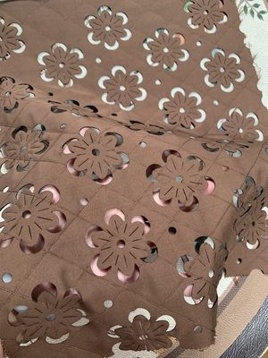 3D Pattern Burnt Flowers Contemporary Textile Art 100 Polyester Fiberfill Art Fabric